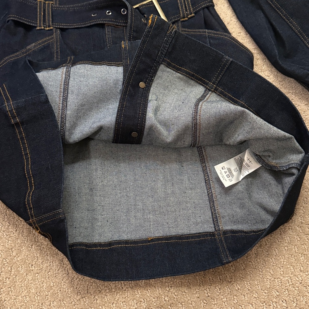 Habitual Dark Blue Long Sleeve Dress - Picture 9 of 13